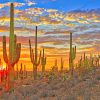 Cactus Arizona Desert Adult Diamond Painting