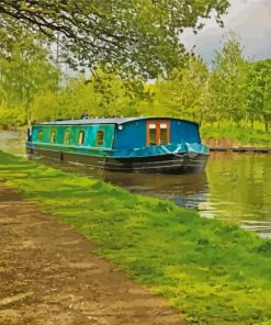 Canterbury Narrow Boat Diamond Painting