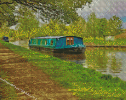 Canterbury Narrow Boat Diamond Painting