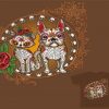 Cat And Dog Sugar Skull Animal Diamond Painting