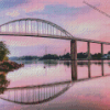 Chesapeake Pink Sunset Diamond Painting