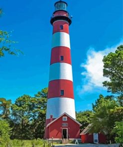 Chincoteague Island Lighthouse Diamond Painting