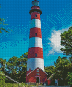 Chincoteague Island Lighthouse Diamond Painting