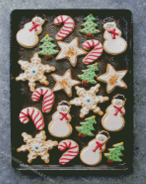 Christmas Cookies Diamond Painting