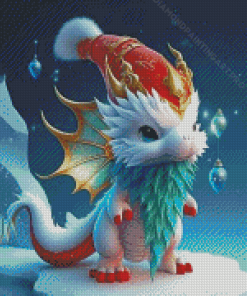 Christmas Dragon Diamond Painting