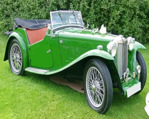 Classic Mg Roadster Diamond Painting