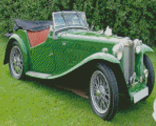 Classic Mg Roadster Diamond Painting