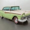 Classic Green 1957 Ford Car Diamond Painting