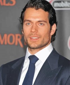 Classy Henry Cavill Diamond Painting