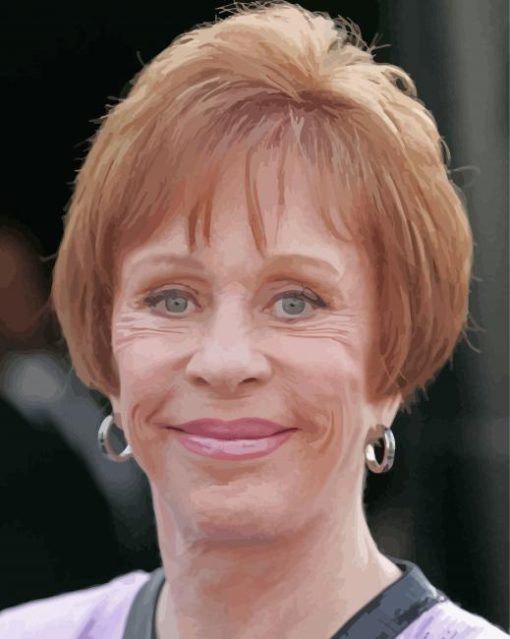 Close Up Carol Burnett Diamond Painting