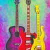 Cool 3 Guitars Diamond Painting