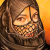 Cool Arabic Woman Diamond Painting