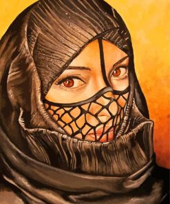 Cool Arabic Woman Diamond Painting