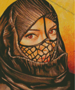 Cool Arabic Woman Diamond Painting