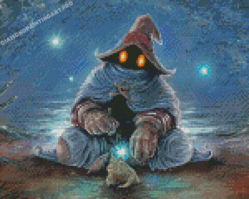 Cool Black Mage Diamond Painting