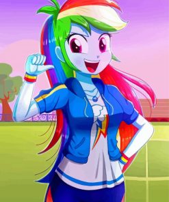 Cool Rainbow Dash Diamond Painting