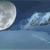 Cool Snow Moon Diamond Painting