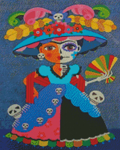 Cool Catrina Diamond Painting