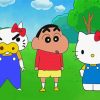 Cute Crayon Shin Chan Diamond Painting