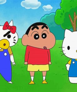 Cute Crayon Shin Chan Diamond Painting