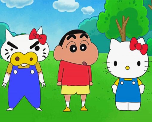 Cute Crayon Shin Chan Diamond Painting