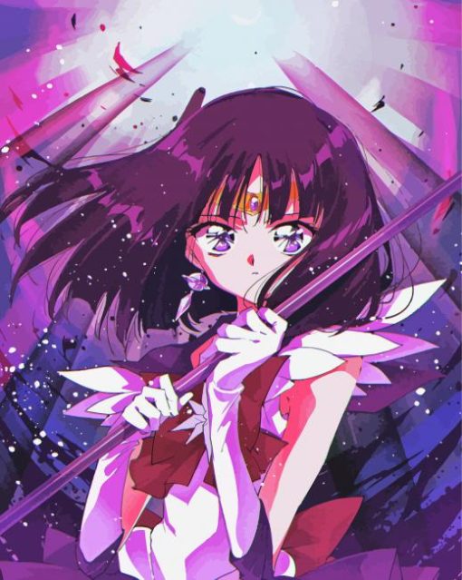 Cute Sailor Saturn Diamond Painting