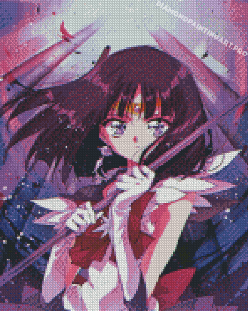 Cute Sailor Saturn Diamond Painting