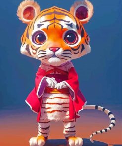 Cute Asian Tiger Diamond Painting