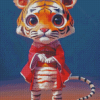 Cute Asian Tiger Diamond Painting