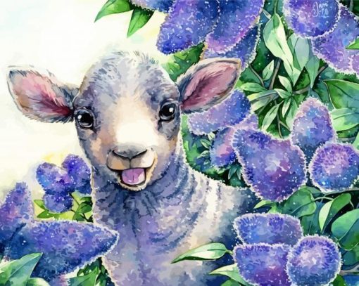 Cute Lamb Diamond Painting