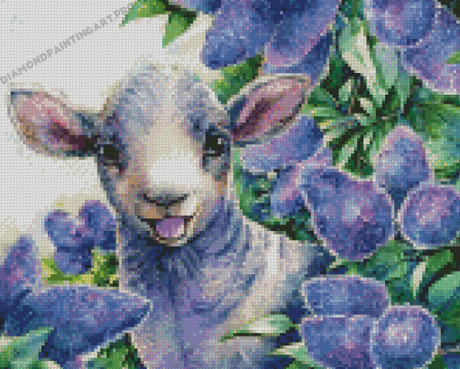 Cute Lamb Diamond Painting