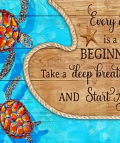 Everyday Is A New Beginning Take A Deep Breath Diamond Painting