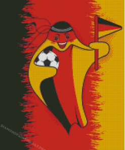 Fifa Mascot Germany Diamond Painting