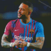 Football Memphis Depay Diamond Painting