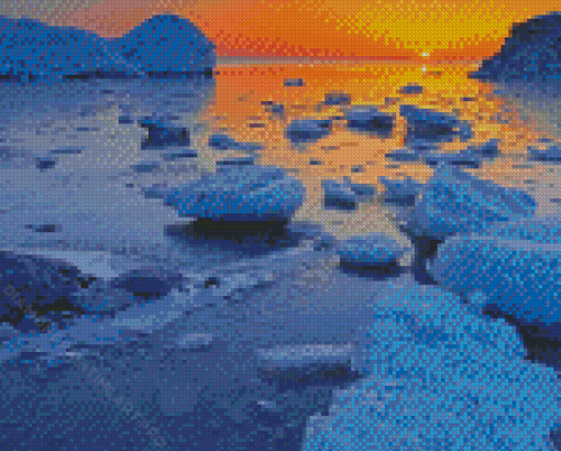 Frozen Lake Winnipeg Canada Diamond Painting