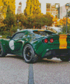 Green Lotus Elise Car Diamond Painting