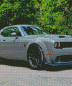 Grey Hellcat Srt Diamond Painting