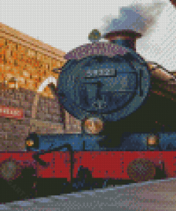 Hogwarts Express Train Diamond Painting