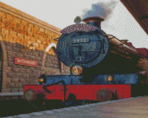 Hogwarts Express Train Diamond Painting