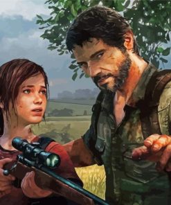 Joel And Ellie The Last Of Us Diamond Painting