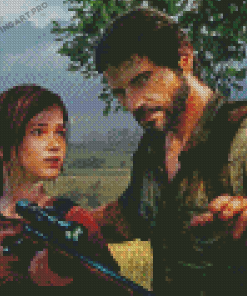 Joel And Ellie The Last Of Us Diamond Painting