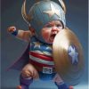 Marvel Baby Hero Diamond Painting