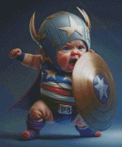 Marvel Baby Hero Diamond Painting