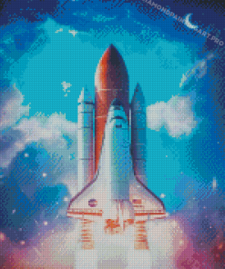 Nasa Rocket Art Diamond Painting