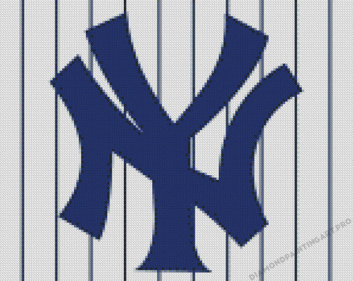 New York Yankees Emblem Baseball Team Diamond Painting