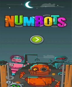 Numbots Video Game Diamond Painting