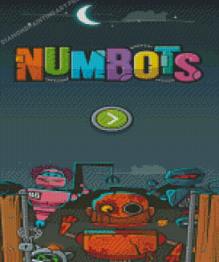 Numbots Video Game Diamond Painting