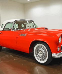 Orange 1956 Thunderbird Diamond Painting