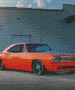 Orange Super Bee Diamond Painting