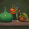 Oranges And Green Still Life Diamond Painting